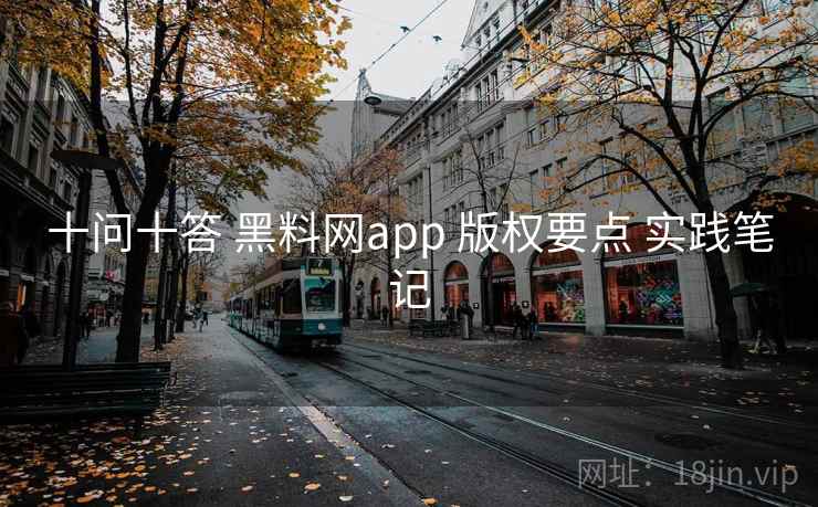 十问十答 黑料网app 版权要点 实践笔记  第1张